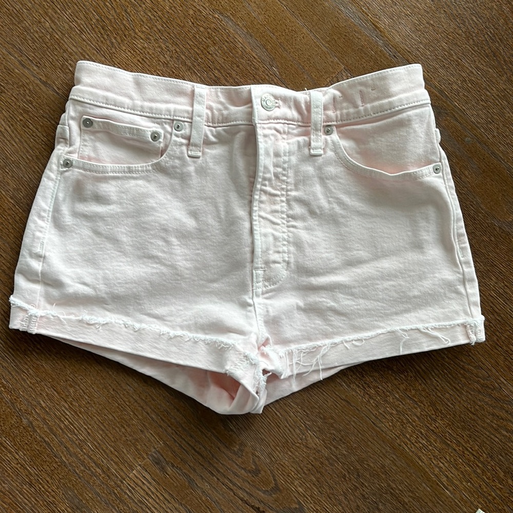 Madewell pale pink the perfect jean showers 28